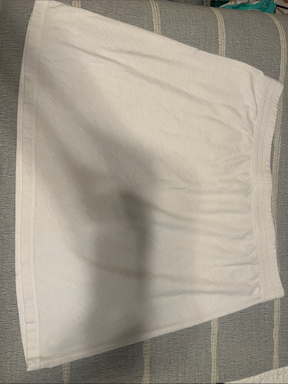 Tommy Bahama White Elastic Waist Skirt